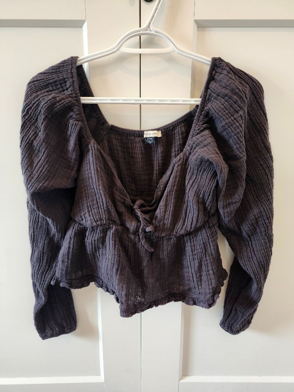 American Eagle Peplum Longsleeve